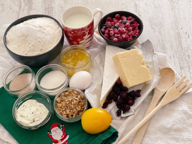 Mini pâinici împletite ingrediente