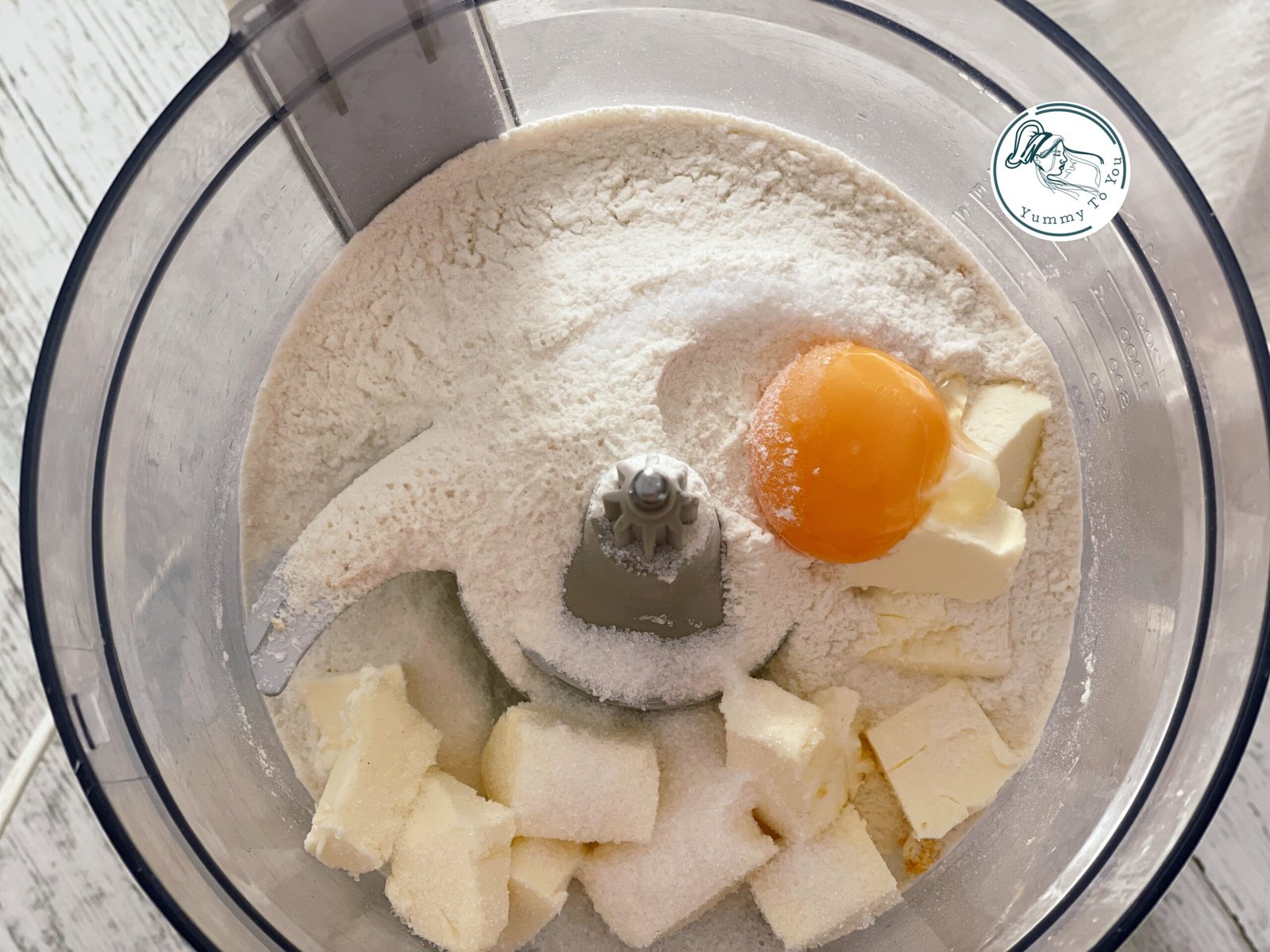 Tartă cu brânză dulce, pregatire aluat 1