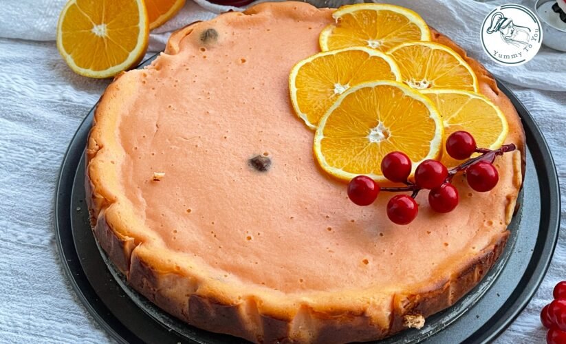 Tartă cu brânză dulce, portocale și merișoare cover photo