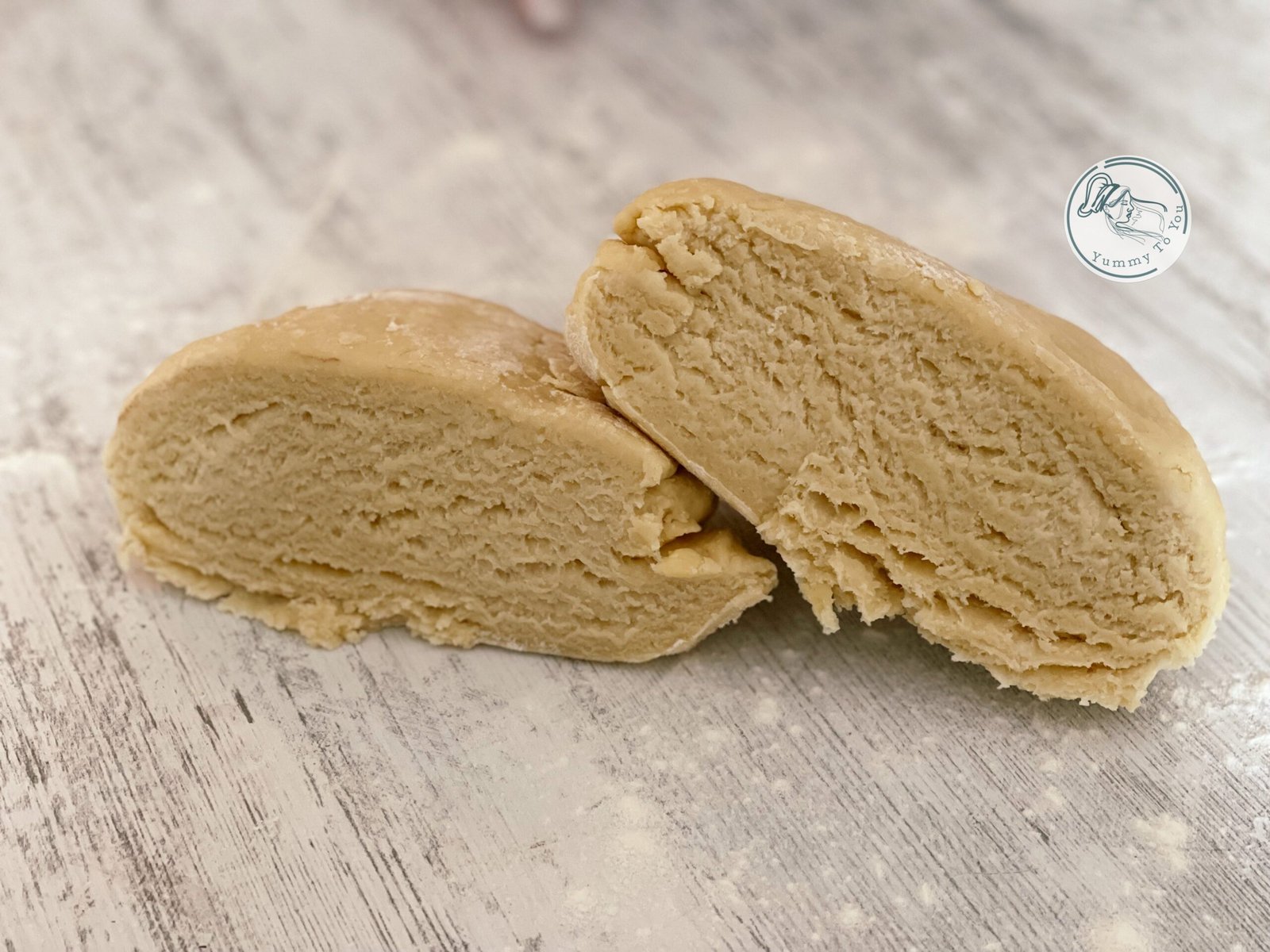 Aluat cu unt si osanza pentru covrigei dupa racire 