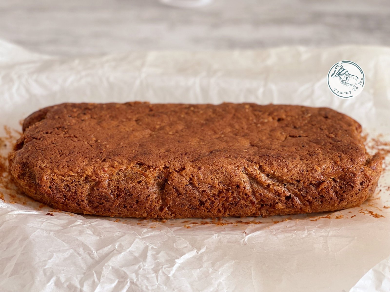 blat carrot cake dupa coacere