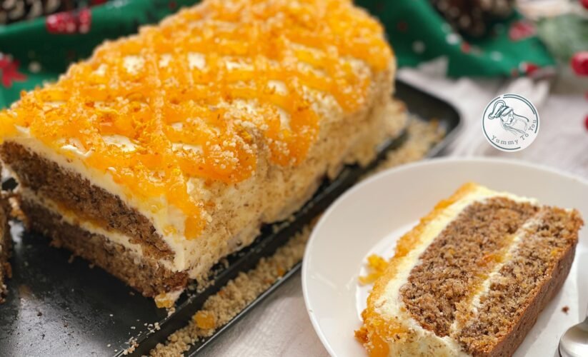 Prăjitură cu Morcovi (Carrot Cake) cu Cremă de Brânză și Portocale cover photo