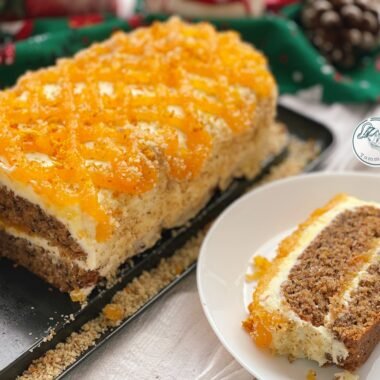 Prăjitură cu Morcovi (Carrot Cake) cu Cremă de Brânză și Portocale cover photo