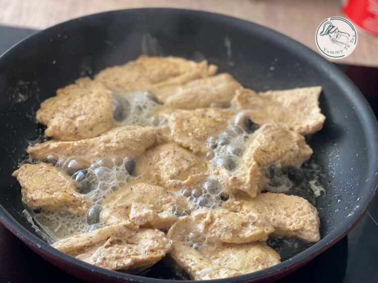 gatire piept de pui marinat gatire piept de pui marinat