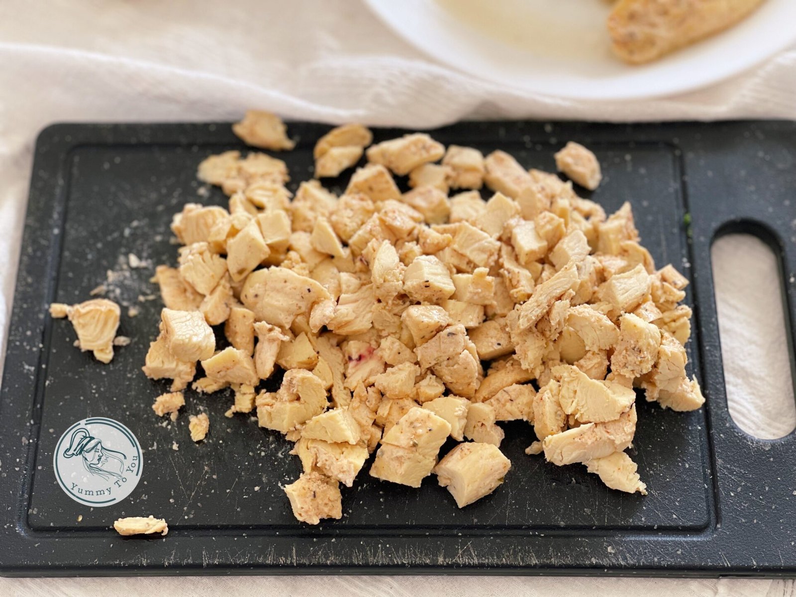 Piept de pui gatit si tocat