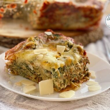 Lasagna cu pui marinat și spanac cover photo