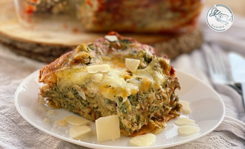 Lasagna cu pui marinat și spanac cover photo