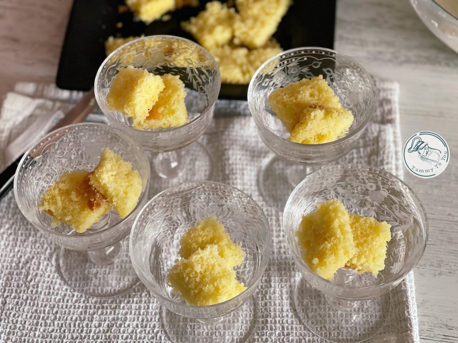 asamblare desert cu ananas si ricotta 1