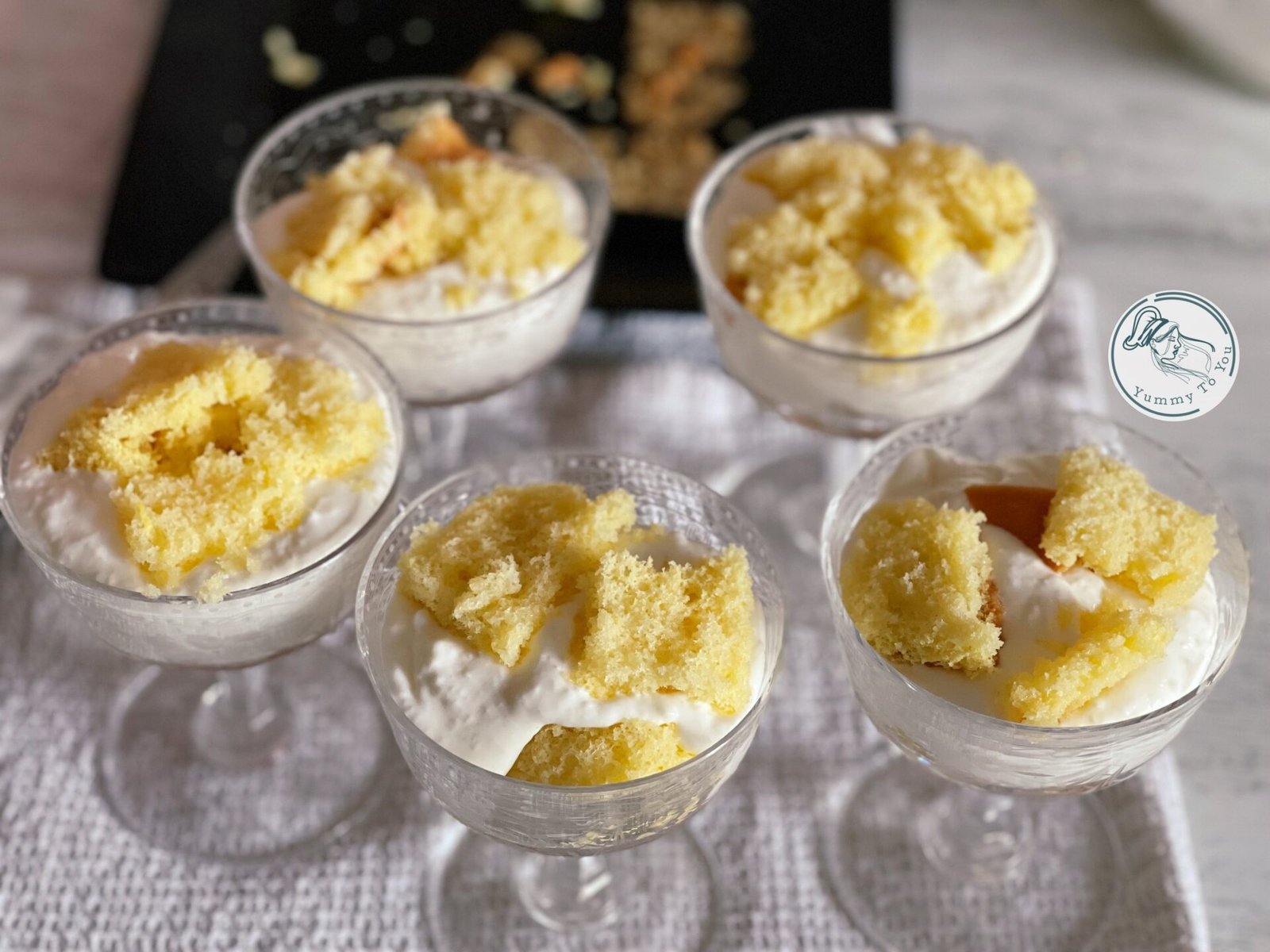 asamblare desert cu ananas si ricotta 2