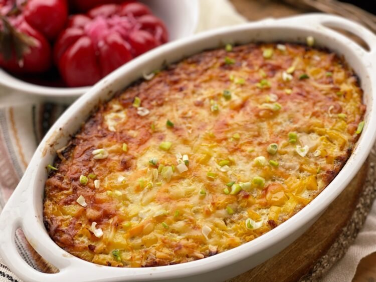 Plăcintă de mic dejun din resturi dupa coacere