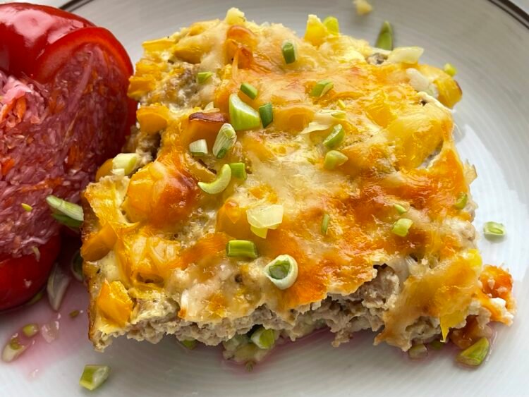 Plăcintă de mic dejun din resturi  servire 1