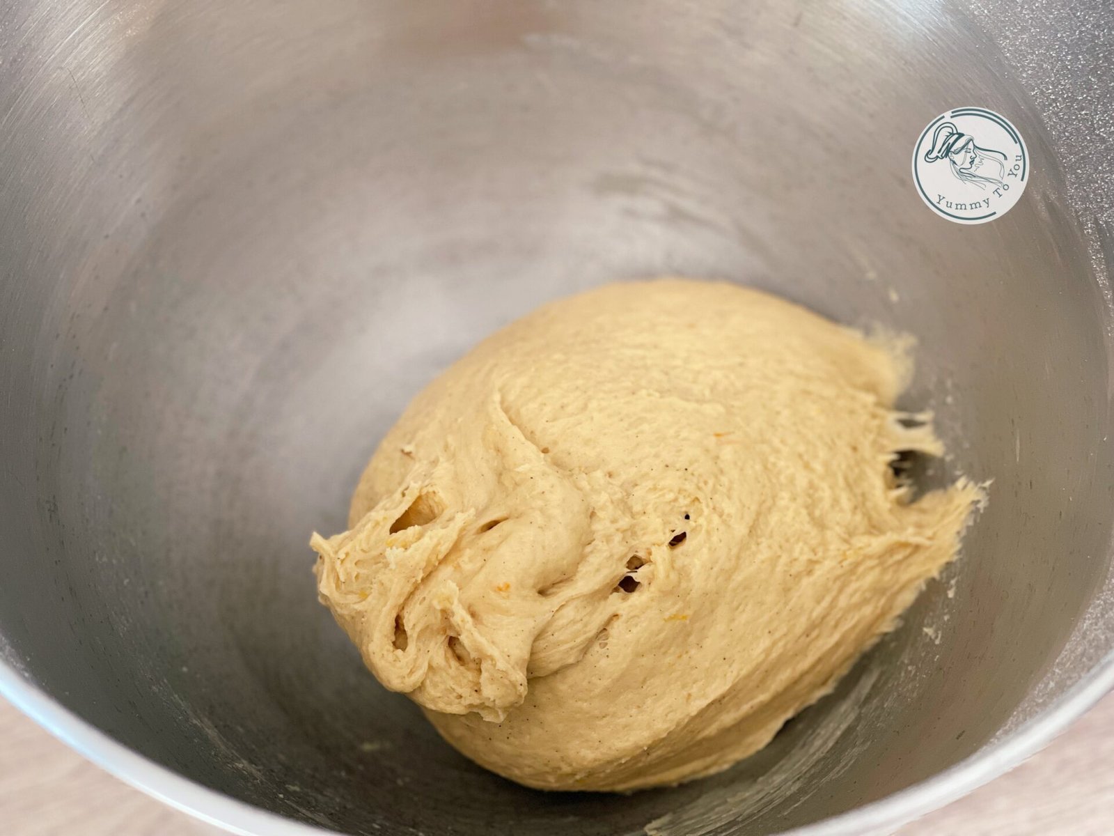 aluat pentru rulouri inainte de dospire