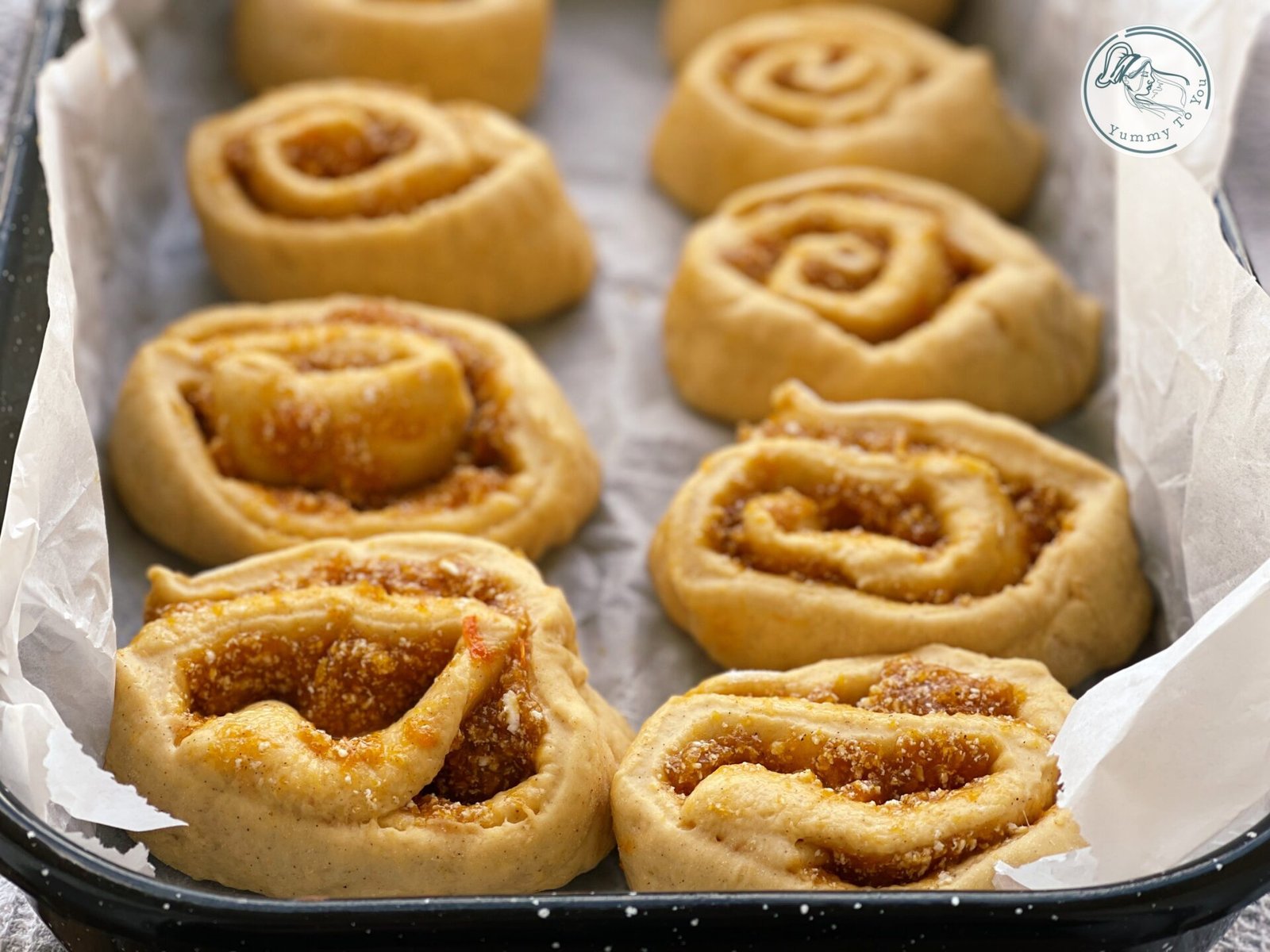 formare rulouri pufoase cu dovleac