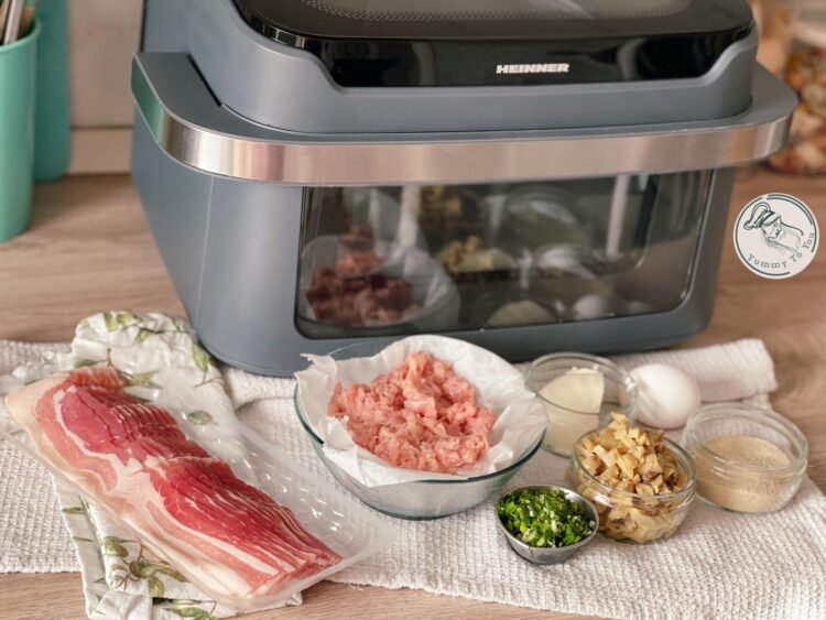Chiftele umplute cu ciuperci și brânză ingredienten