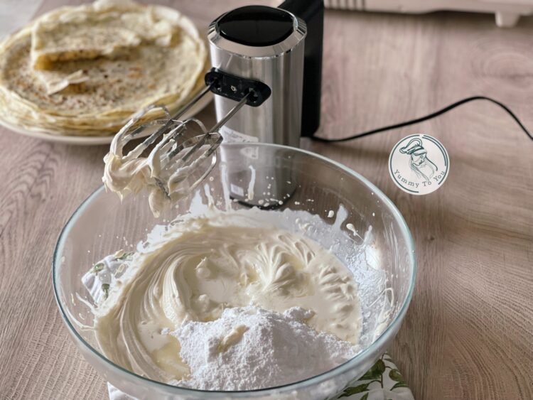 Preparare crema mascarpone 1 Preparare crema mascarpone 1