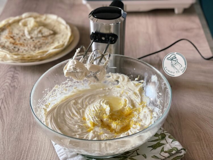 Preparare crema mascarpone 2 Preparare crema mascarpone 2
