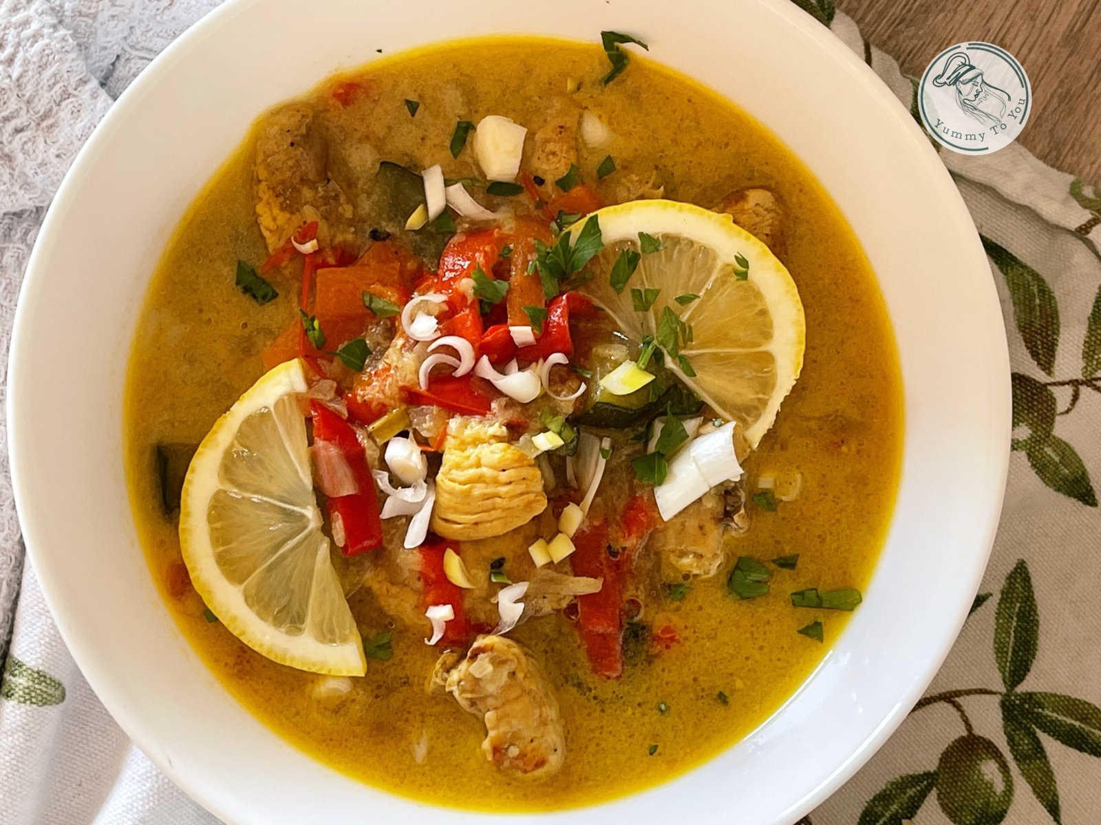 Chicken and vegetable curry soup – quick pressure cooker recipe