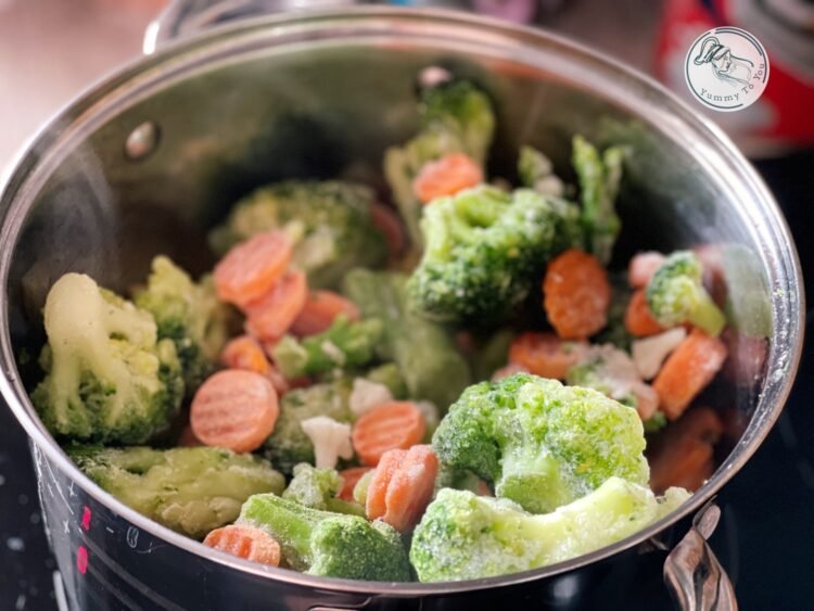 adaugare broccoli si morcovi adaugare broccoli si morcovi
