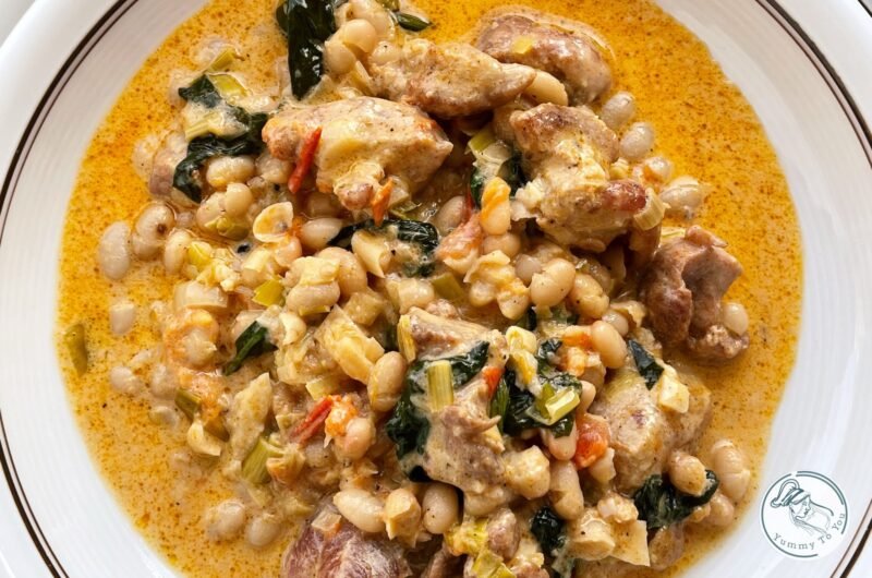 Marry Me Beans – Fasole albă cu carne și sos cremos