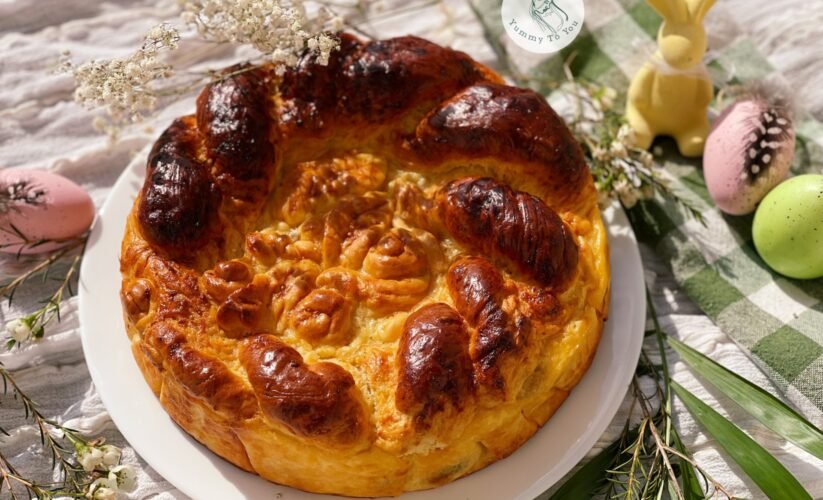 Pască cu brânză dulce și stafide cover photo