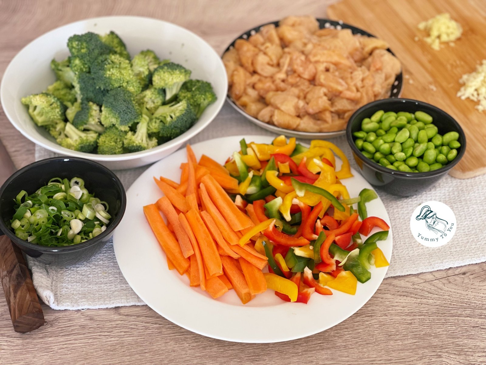 legume si pui pentru stir fry legume si pui pentru stir fry