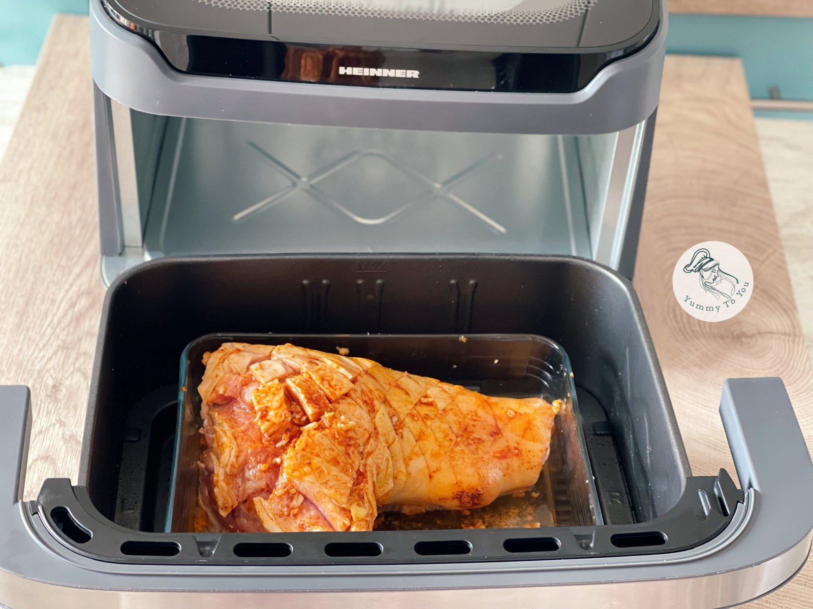 ciolan proaspat in air fryer 