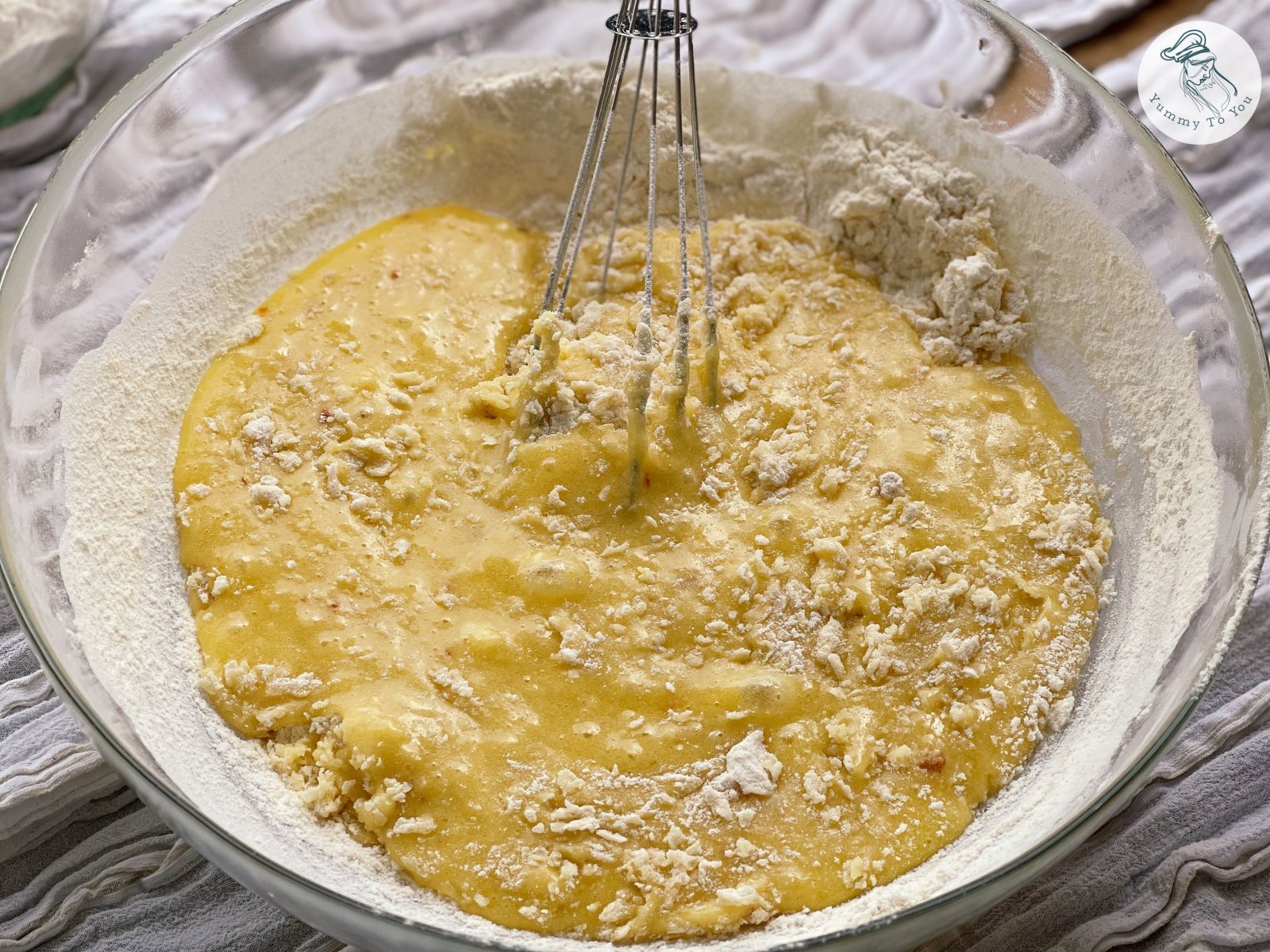 adaugare faina in aluat