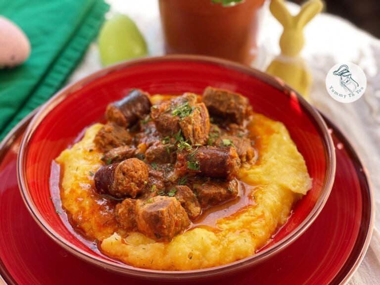 Hearty Pork Stew with Smoked Sausages – Made in a Multicooker