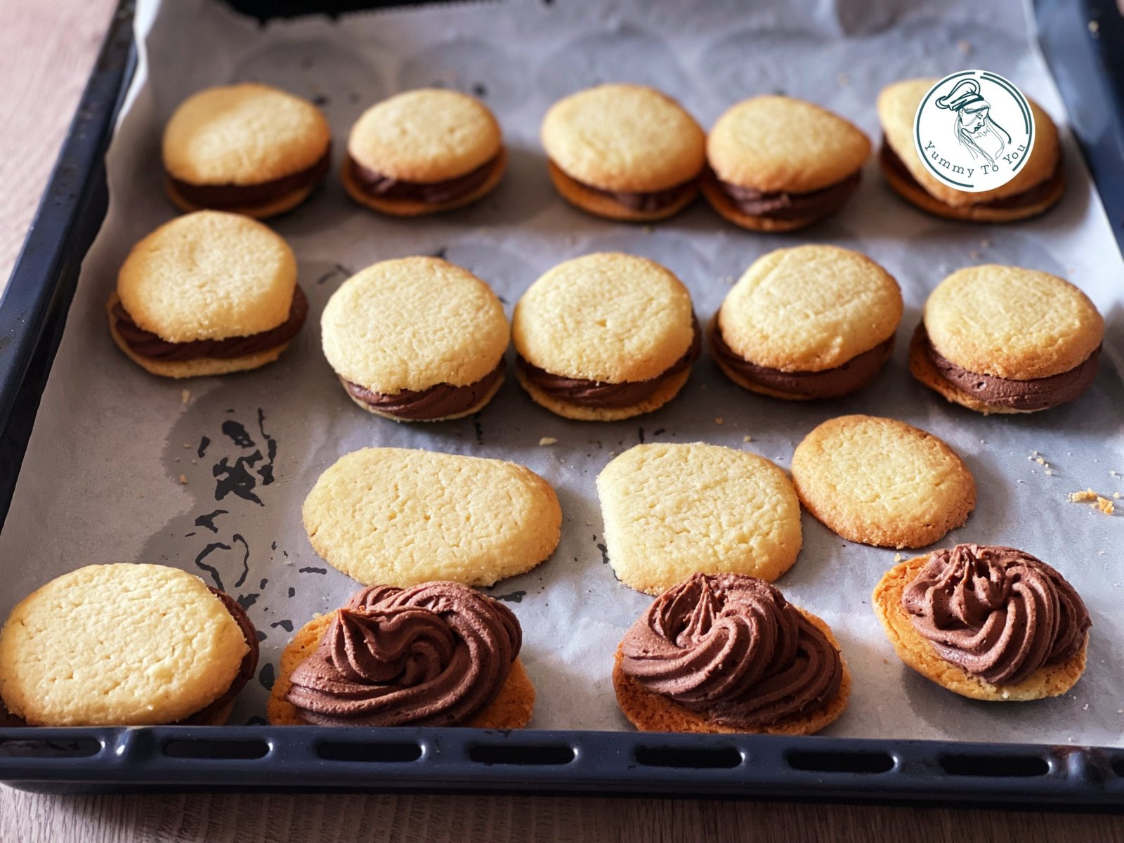 umplere fursecuri cu ciocolata