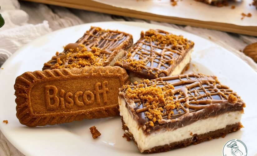 Prăjitură Biscoff fără coacere cu ciocolată cover photo