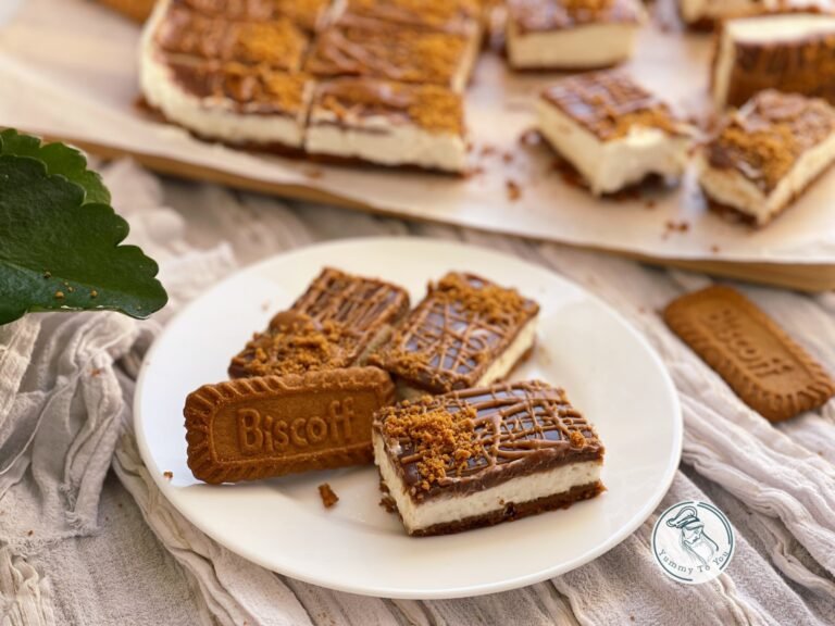 No-bake Biscoff cake with chocolate