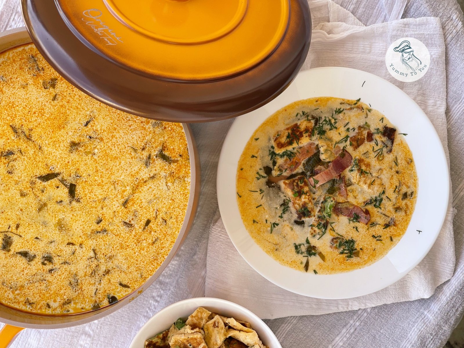 Ciorbă de salată verde cu papară (zamă) servire 1