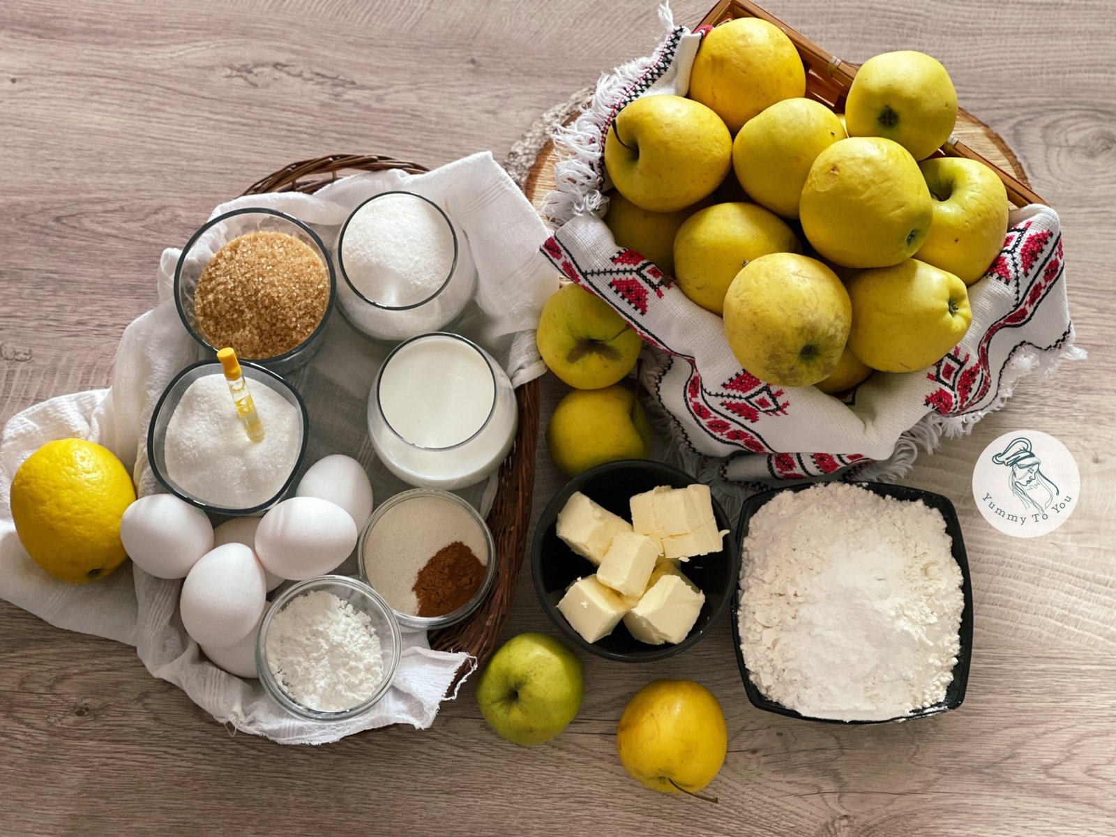 Prăjitură cu mere și bezea ingrediente