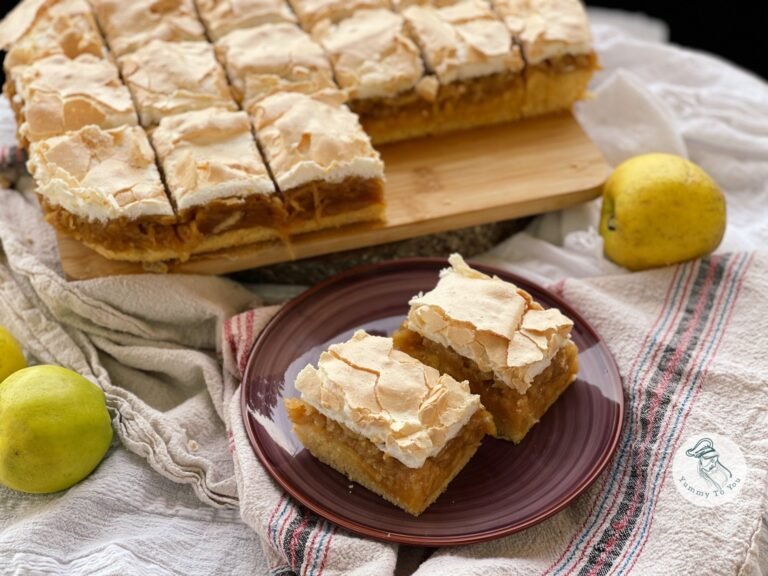 Apple and meringue cake – homemade recipe