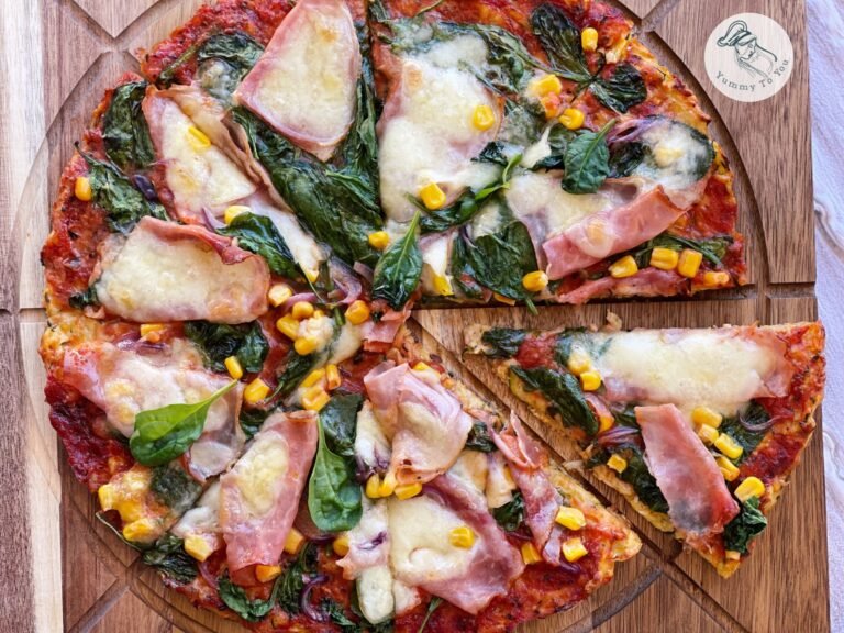Zucchini and Mozzarella Crust Pizza
