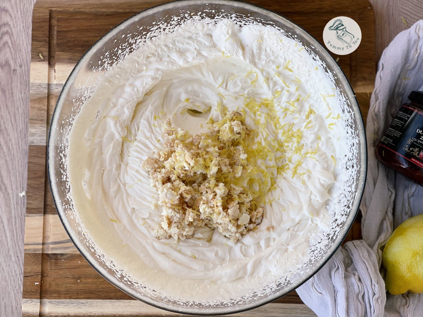 Pregatire crema tort spirala