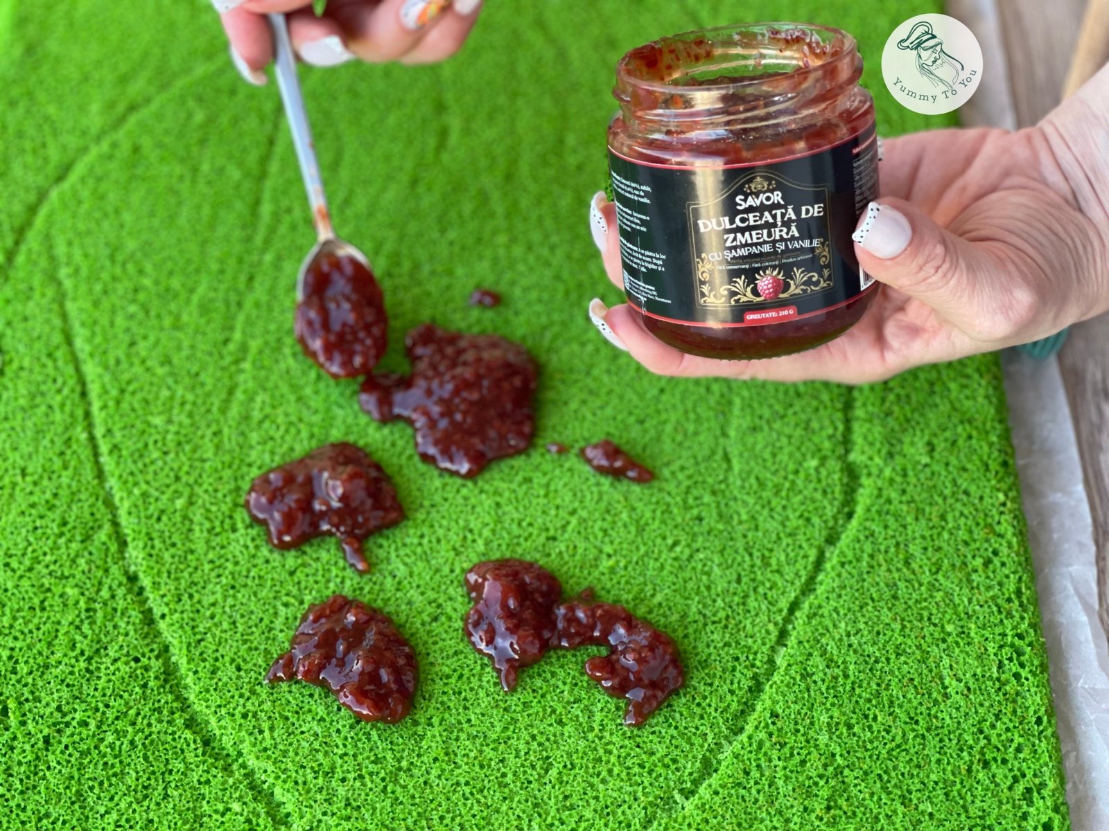 adaugare dulceata de zmeura