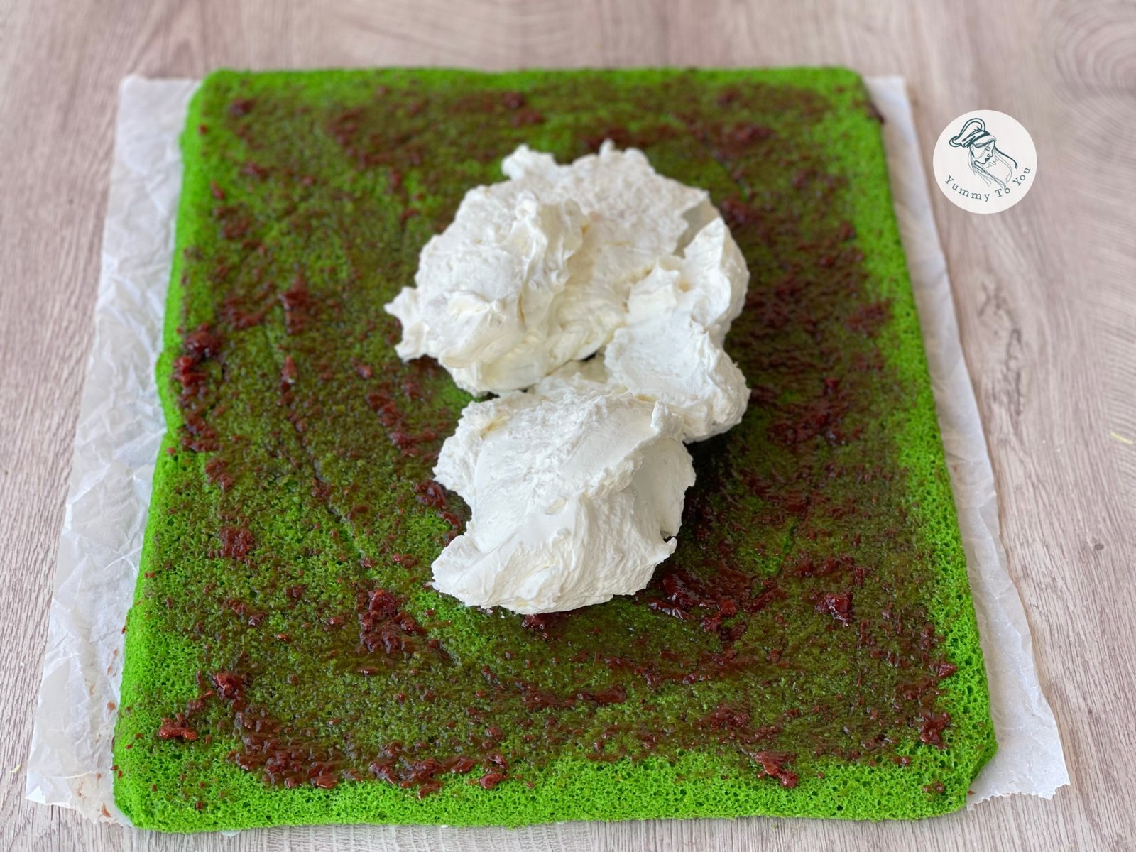 adaugare crema cu raffaello