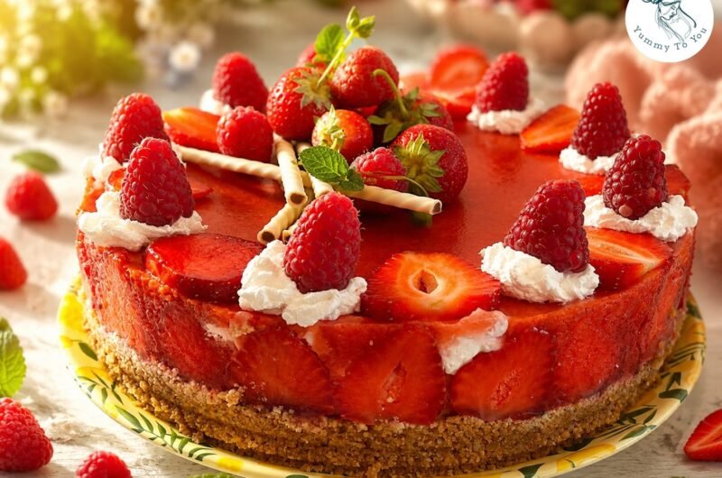 Sugar-Free Strawberry Cheesecake