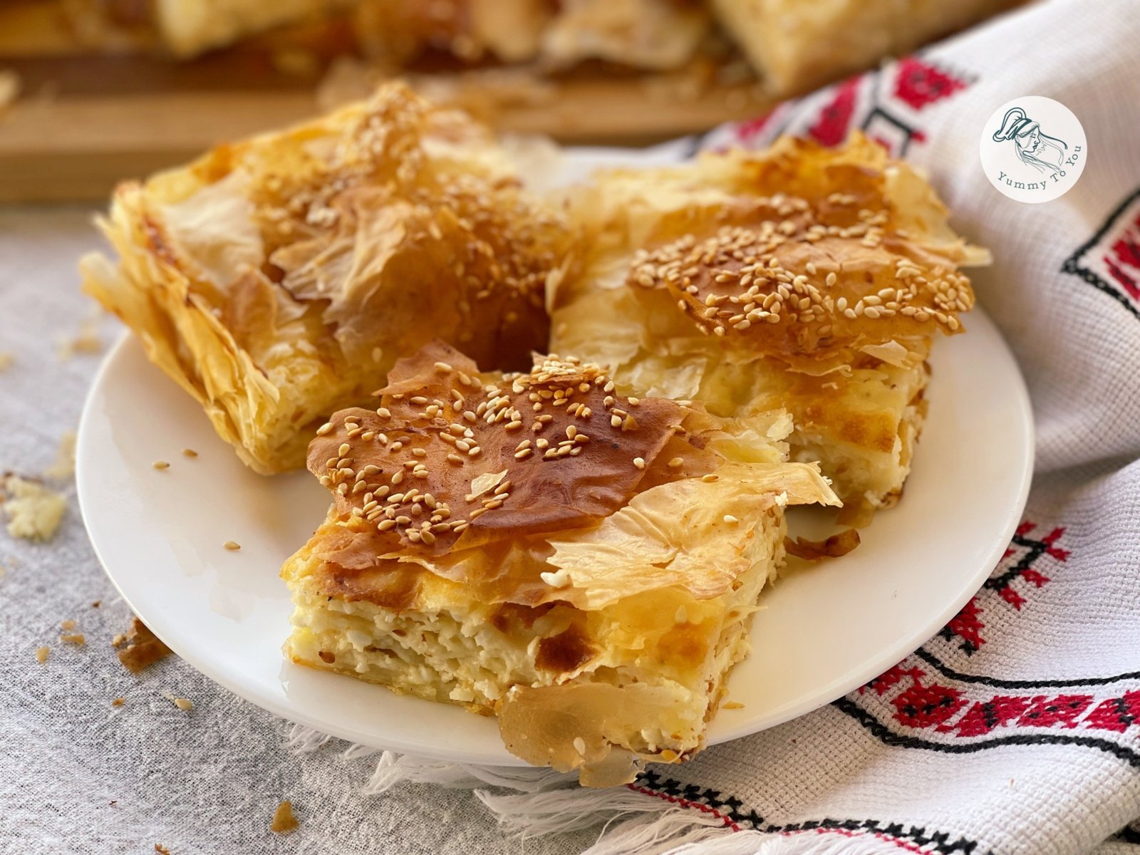 Savory Cheese and Yogurt Pie – A Simple, Creamy, and Delicious Recipe