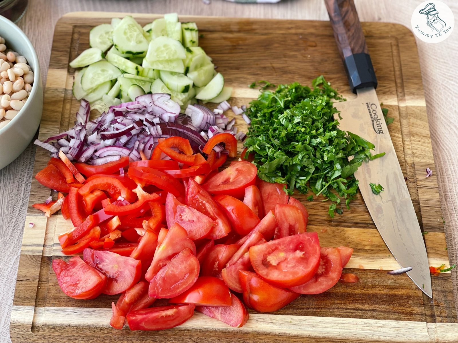 Pregatire legume pentru salata Pregatire legume pentru salata
