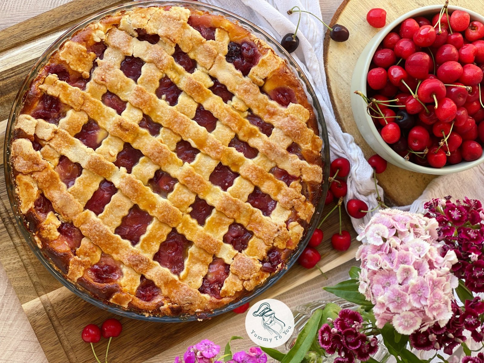 Cherry and Sweet Cheese Pie – The Perfect Summer Dessert
