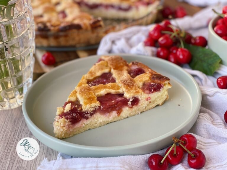 Cherry and Sweet Cheese Pie