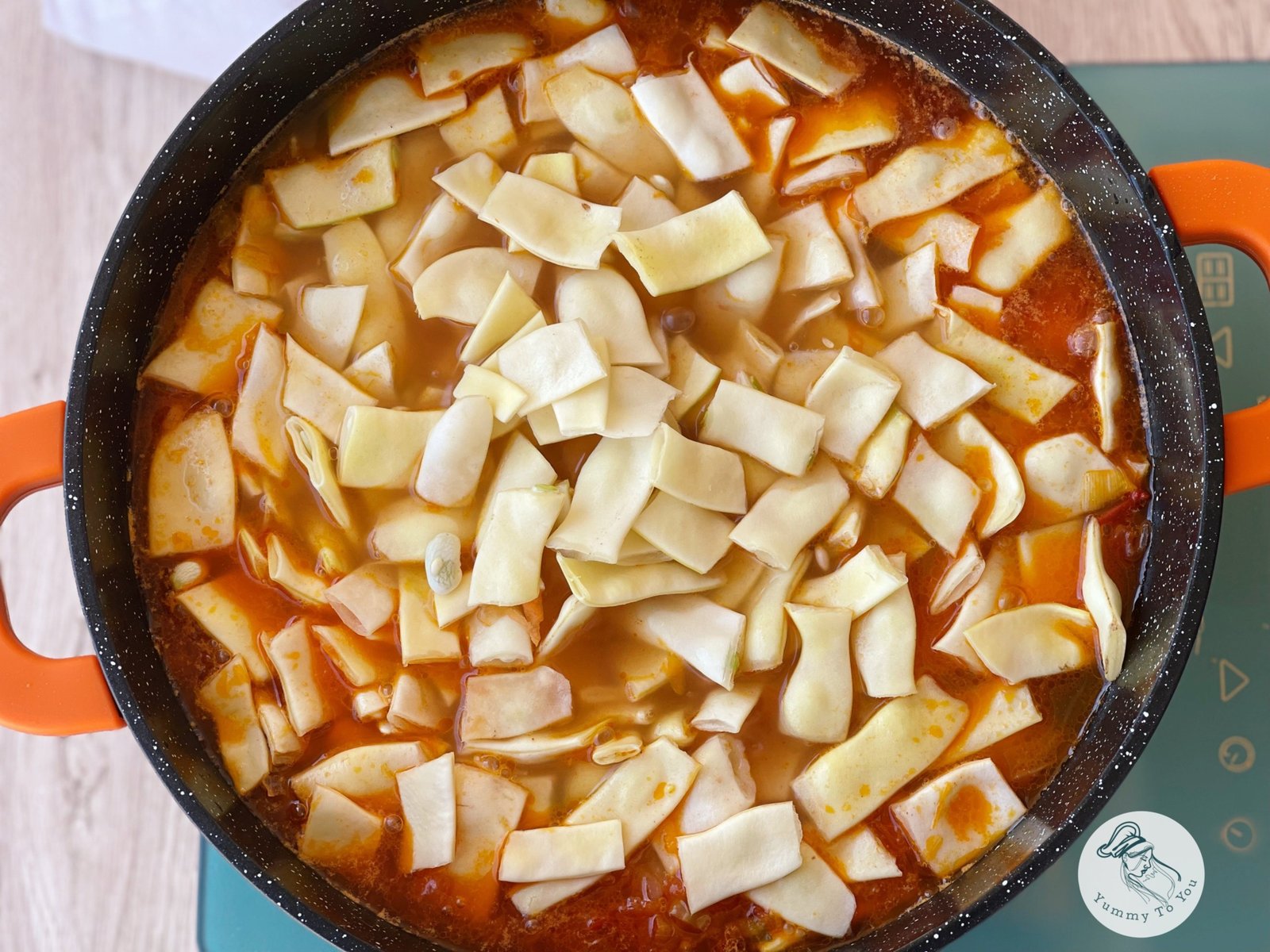Adaugarea fasolei pastai 2 Adaugarea fasolei pastai 2