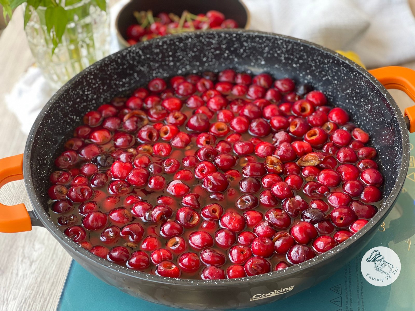 cirese cu sirop dupa macerare cirese cu sirop dupa macerare