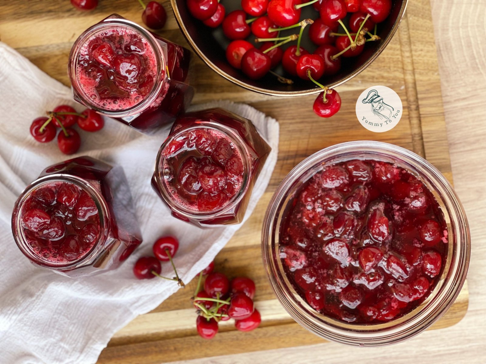 Dulceață de cireșe roșii servire si pastrare 2 Dulceață de cireșe roșii servire si pastrare 2
