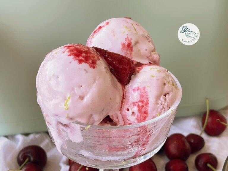 Cherry Yogurt Ice Cream