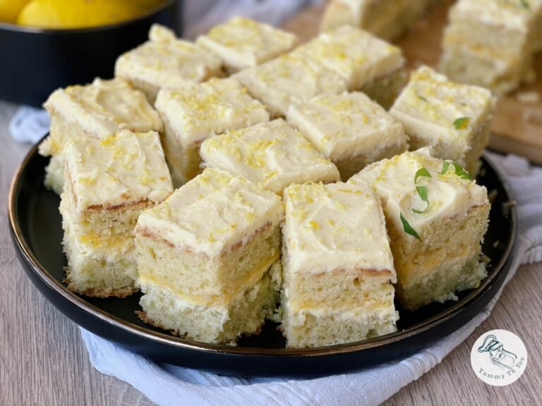 Fluffy Lemon Cake with Cream Cheese Frosting