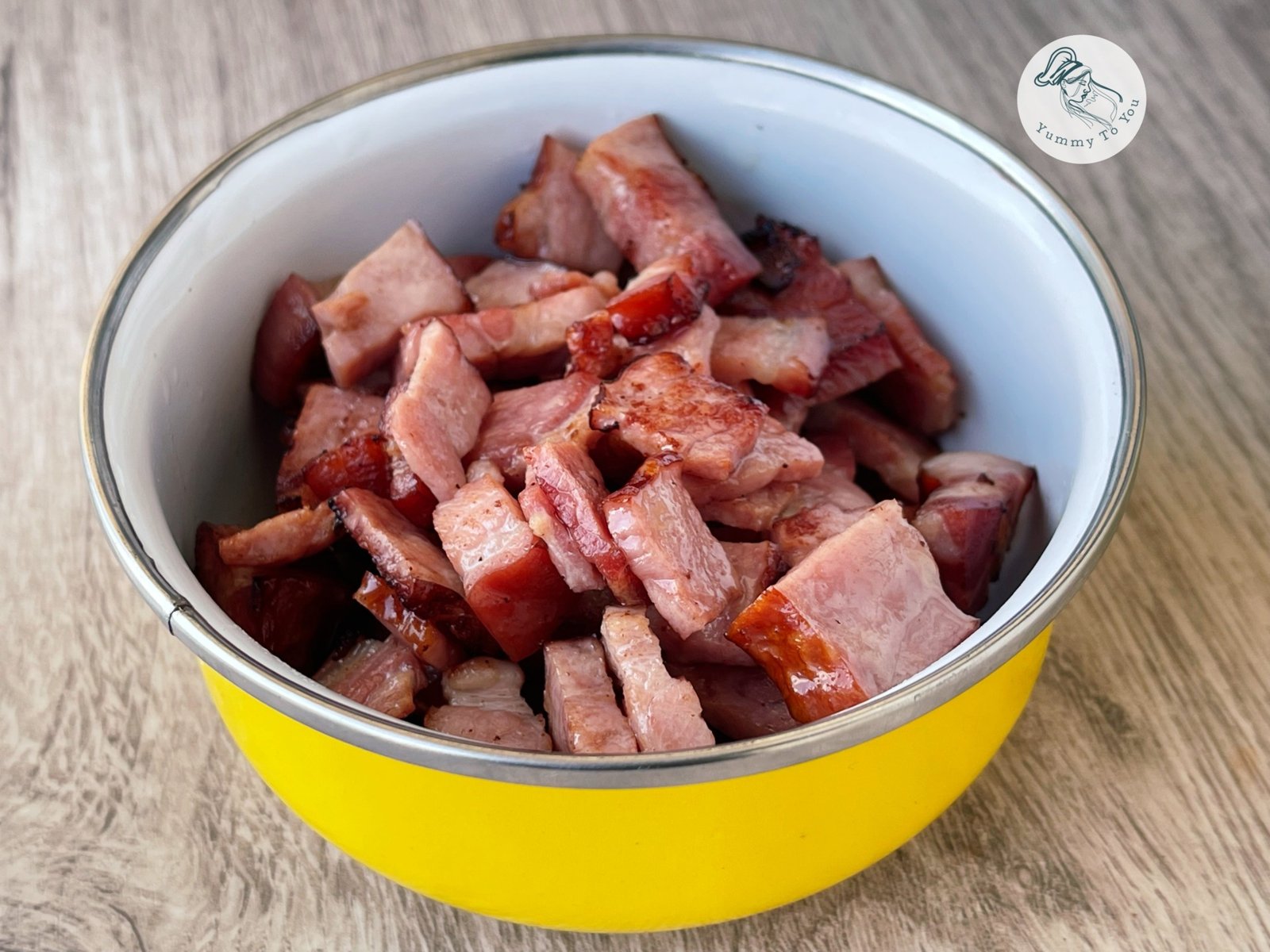 Bacon rumenit pentru supa crema dovlecei