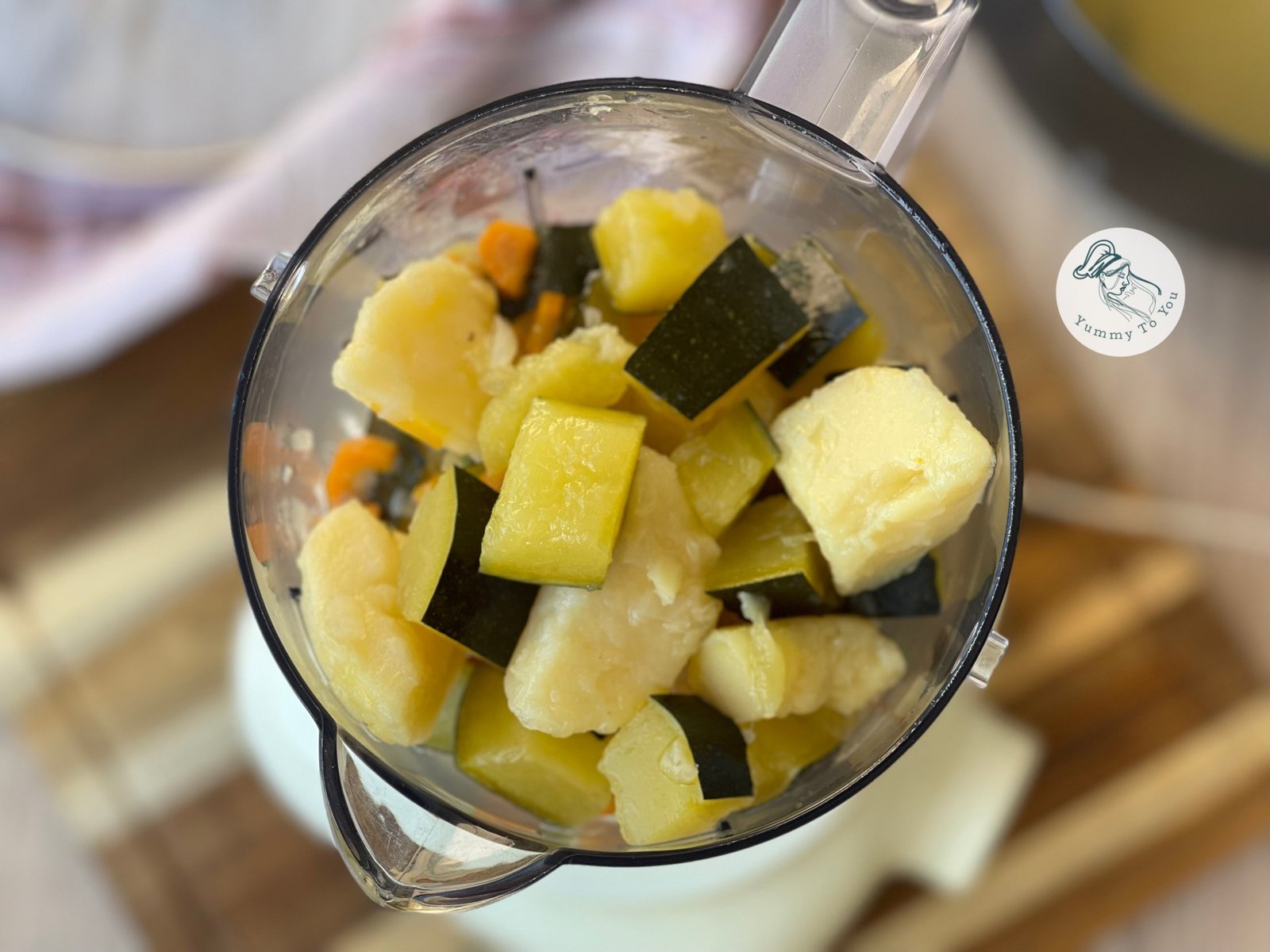 legume fierte in blender